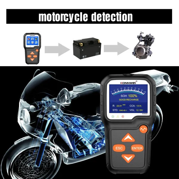 AKUMULATOR TESTER ZA AUTOMOBILE I MOTORE 6/12V 