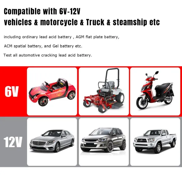 AKUMULATOR TESTER ZA AUTOMOBILE I MOTORE 6/12V 