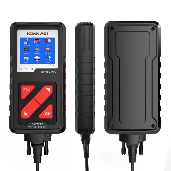 PROFESIONALNI AKUMULATOR TESTER ZA 6/12/24V ZA MOTORE/VOZILA/KAMIONE/MARINE/ATV 