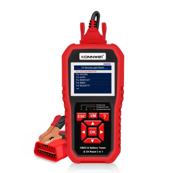 3u1 UNIVERZALNI OBD2 DIJAGNOSTIČKI SKENER I AKUMULATOR TESTER SA OPCIJOM RESETA LAMPICE ZA SERVIS ZA AUTOMOBILE I MOTORE 