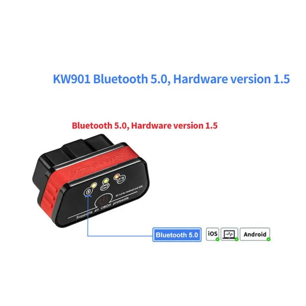 BLUETOOTH 5.0 OBD2 SKENER 