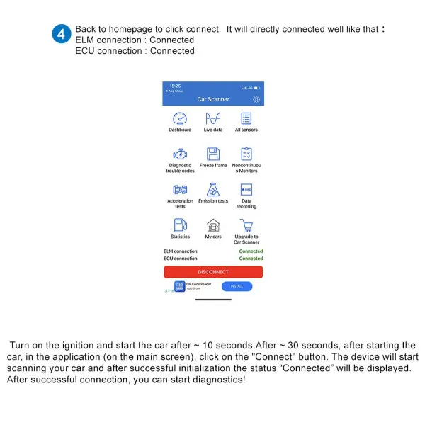 BLUETOOTH 5.0 OBD2 SKENER 