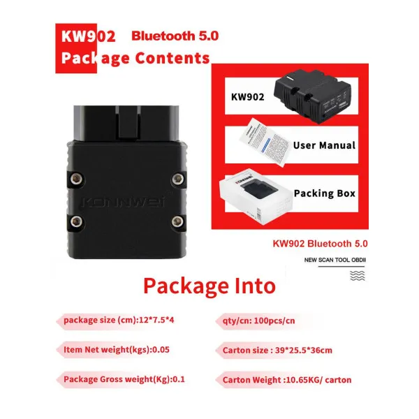 BLUETOOTH 5.0 OBD2 SKENER 