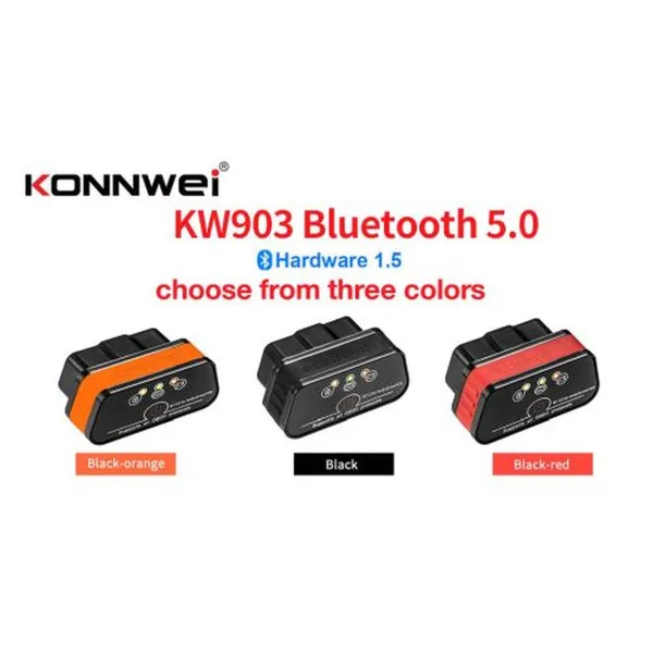 UREĐAJ ZA DIJAGNOSTIKU OBD2 WI FI CRVENI 