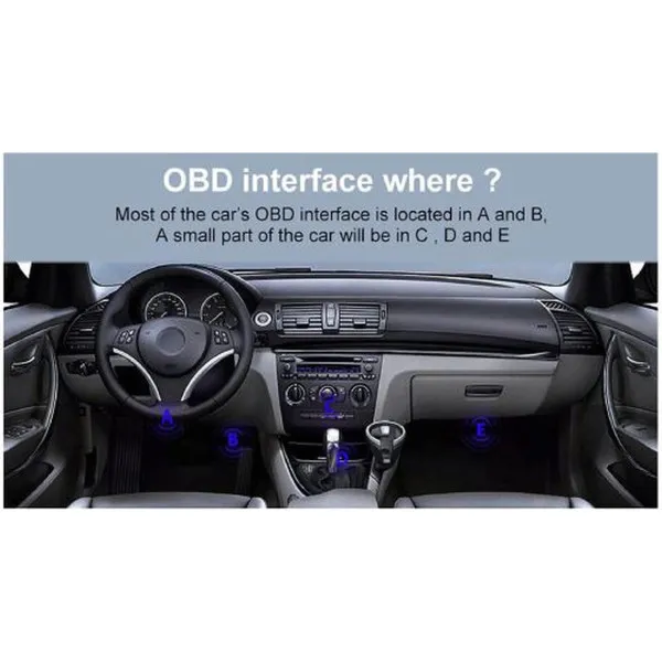 UREĐAJ ZA DIJAGNOSTIKU OBD2 WI FI CRVENI 