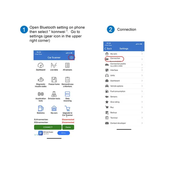 BLUETOOTH 5.0 OBD2 SKENER 