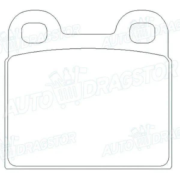 Kočione pločice SAAB 900, 78-92; 