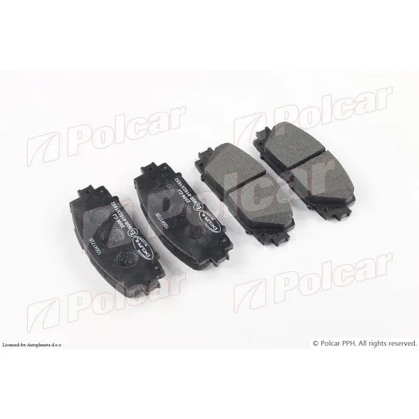 Kočione pločice TOYOTA YARIS (XP90), 06-11; 