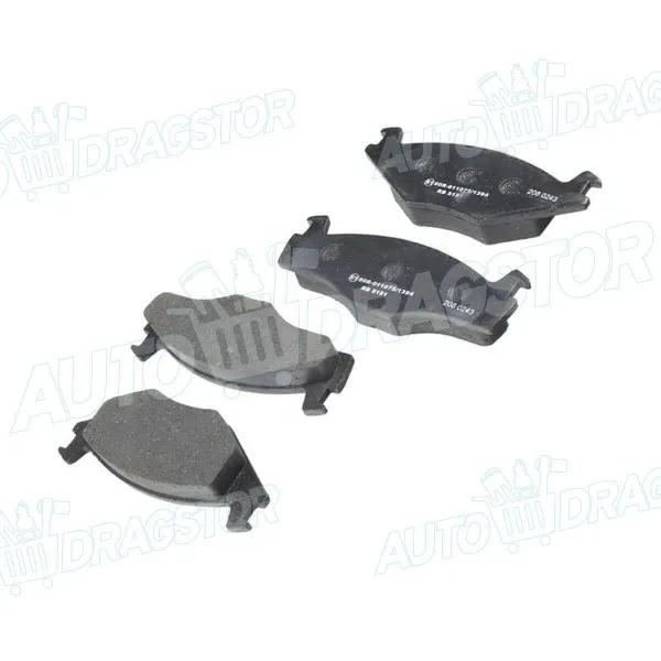 Kočione pločice VOLKSWAGEN GOLF I (17), 74-93; JETTA (16), 79-84; PASSAT (B2/32B), 80-88; SCIROCCO (53), 74-81; SCIROCCO (53B), 81-92; 