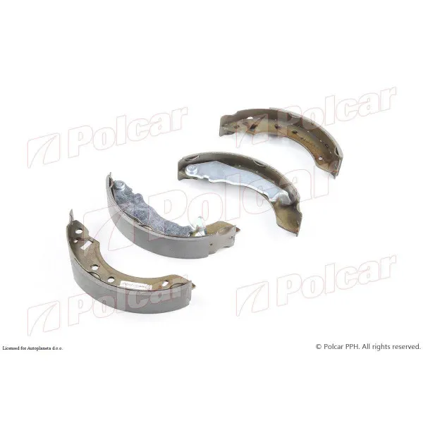 Kočioni paknovi FORD ESCORT III (GAA/AWA/AFD), 80-86; ESCORT IV (GAF/AWF/ABFT/AFF), 86-90; ORION (GAF/ALF/AFF), 83-86; ORION, 86-90; 