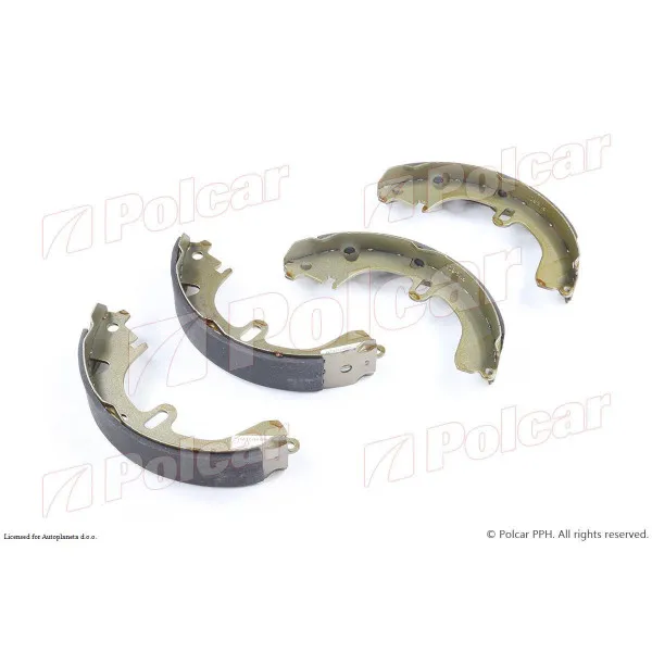 Kočioni paknovi TOYOTA COROLLA (E7), 79-87; COROLLA (E8), 83-87; COROLLA (E9), 87-92; 