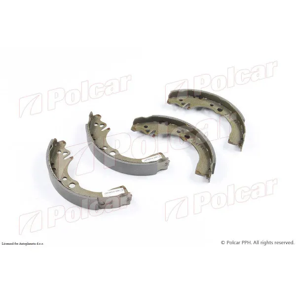 Kočioni paknovi DAIHATSU CHARADE (G100/101/G102), 87-94; CHARADE (G11/G30), 83-87; CHARADE (G200/G203/G300), 93-00; 