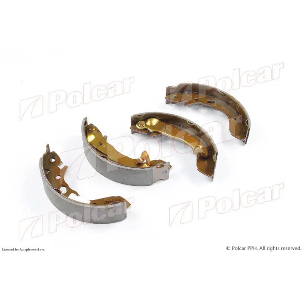 Kočioni paknovi HYUNDAI EXCEL (X-2), 90-94; PONY (X-2), 90-94; S-COUPE (SLC), 90-96; 