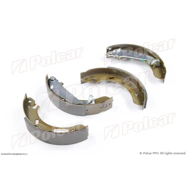 Kočioni paknovi FORD ESCORT V/VI (GAL/ALL/AVL), 90-95; ESCORT VII (GAL/AAL/ABL/ALL/AFL), 95-00; ORION (GAL), 90-93; 