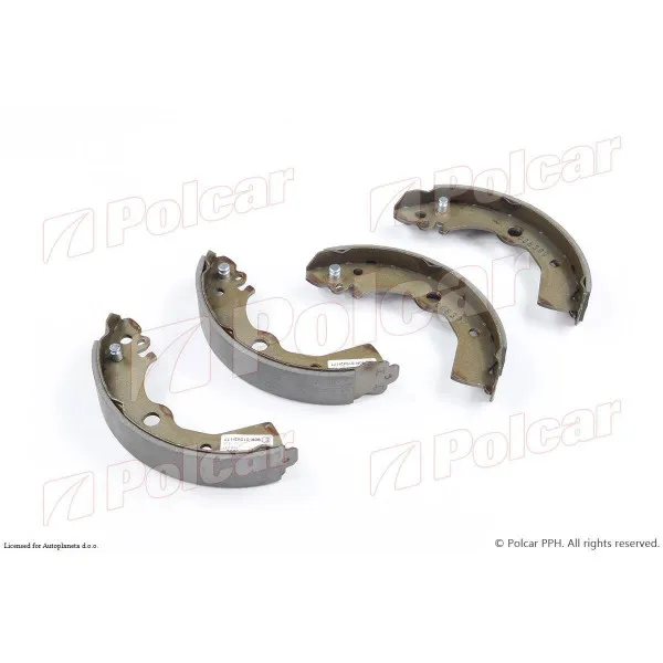 Kočioni paknovi NISSAN 100NX (B13), 90-94; ALMERA (N15), 95-00; SUNNY (N14/Y10) 91-94; 