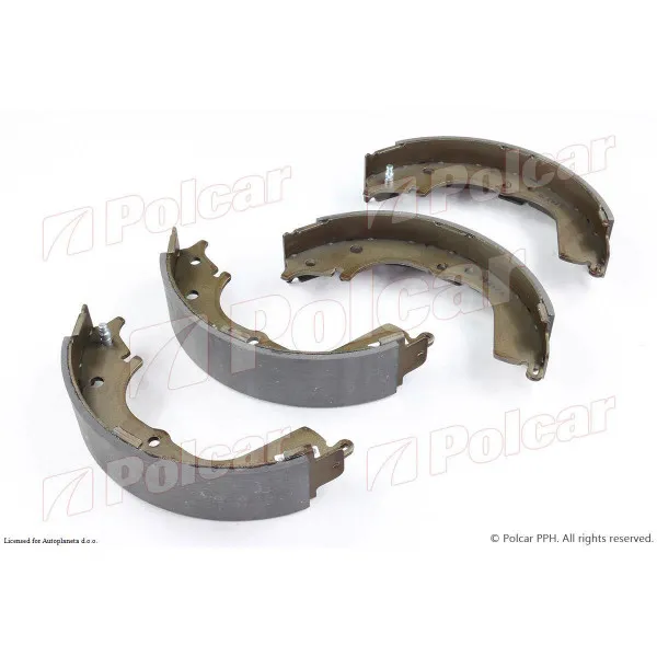 Kočioni paknovi TOYOTA HI-ACE (HX10), 95-06; HI-ACE (LH102/LH108), 89-95; HILUX (YN100), 78-88; 