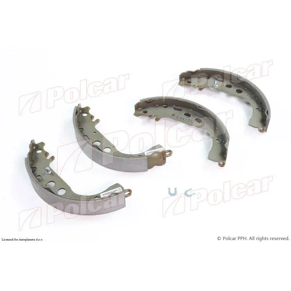 Kočioni paknovi TOYOTA IQ (AJ1), 09-; PRIUS (NHW10/NHW11), 97-03; YARIS (XP10), 99-06; YARIS VERSO (NCP/NLP), 99-05; 