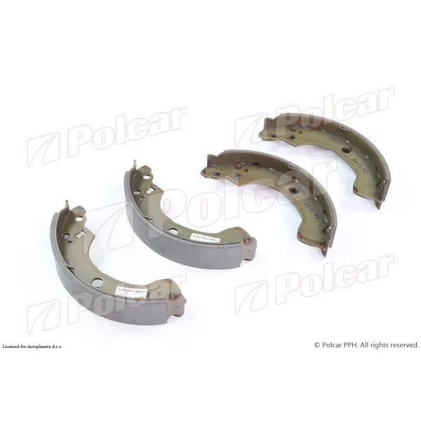 Kočioni paknovi NISSAN ALMERA (N16), 00-07; 