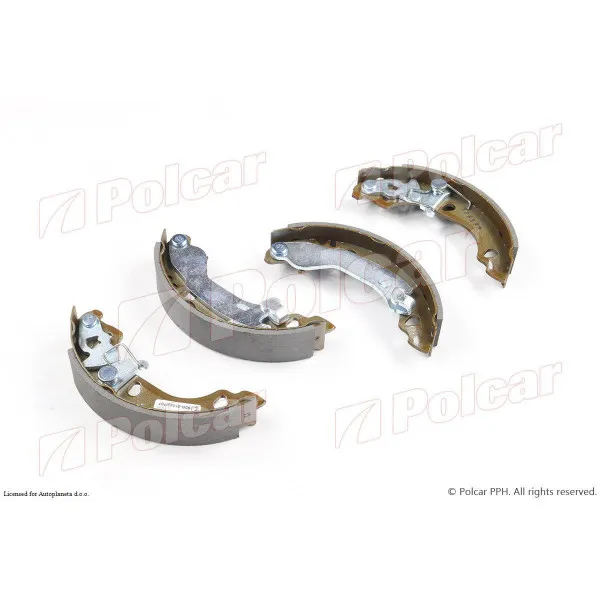 Kočioni paknovi FIAT PANDA (169), 03-12; 