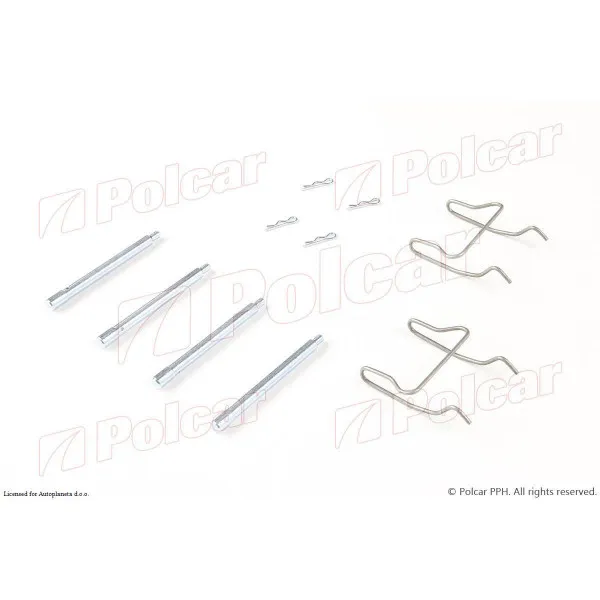 Set za reparaciju kočnica MERCEDES, PEUGEOT 