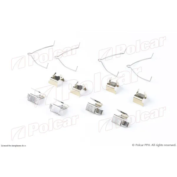 Set za reparaciju kočnica TOYOTA LITE-ACE (_R2_), 92-96; PREVIA (TCR), 90-00; 