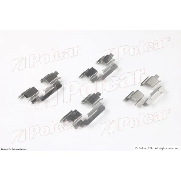 Set za reparaciju kočnica MERCEDES A-KLASSE (W168), 97-04; 