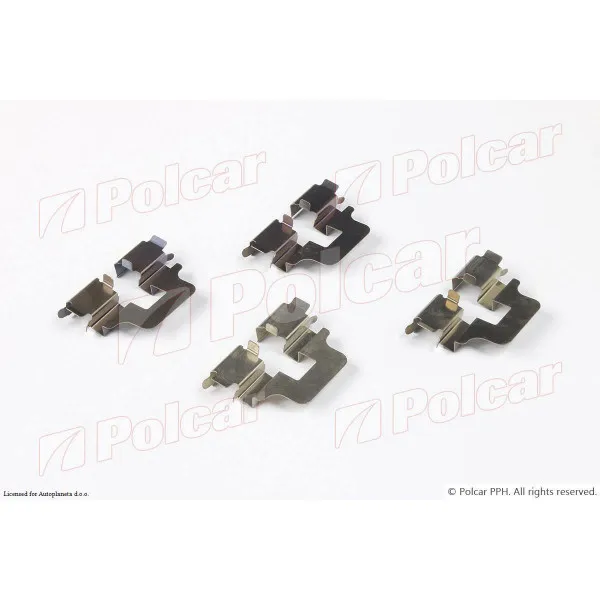 Set za reparaciju kočnica MERCEDES A-KLASSE (W168), 97-04; A-KLASSE (W169), 04-12; B-KLASSE (W245), 05-11; VANEO (W414), 02-05; 