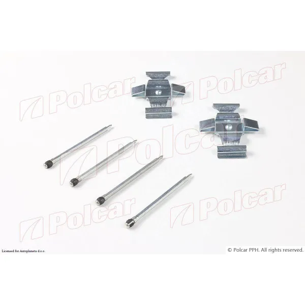 Set za reparaciju kočnica MERCEDES C-KLASSE (W203), 00-07; CLC-KLASSE (CL203), 08-11; CLK-KLASSE (C209), 02-10; CLS-KLASSE (C219), 04-10; E-KLASSE (W211), 02-0 