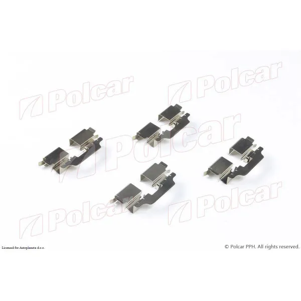 Set za reparaciju kočnica MERCEDES A-KLASSE (W169), 04-12; 