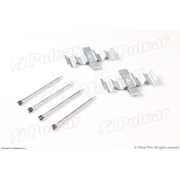 Set za reparaciju kočnica MERCEDES CL-KLASSE (C215), 99-06; CLS-KLASSE (C219), 04-10; M-KLASSE/ML (W163), 98-05; S-KLASSE (W220), 98-05; SL-KLASSE (R129), 89-0 