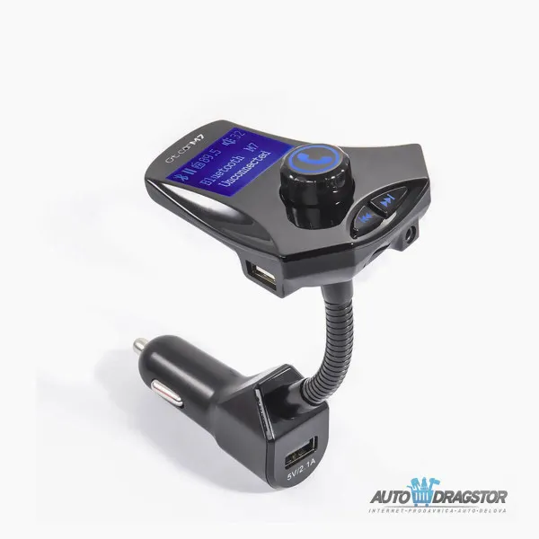 FM PREDAJNIK (TRANSMITER), 3 USB ULAZA, BLUETOOTH 5.0.MP3/WMA 