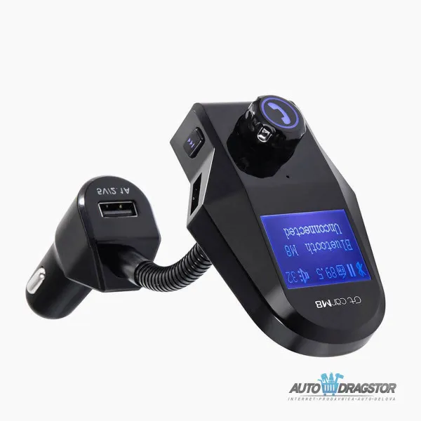 FM PREDAJNIK (TRANSMITER), 3 USB ULAZA, BLUETOOTH 5.0,MP3/WMA 