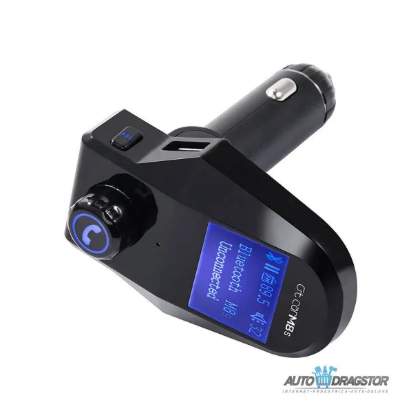 FM PREDAJNIK (TRANSMITER), 2 USB ULAZA, BLUETOOTH 5.0,MP3/WMA 