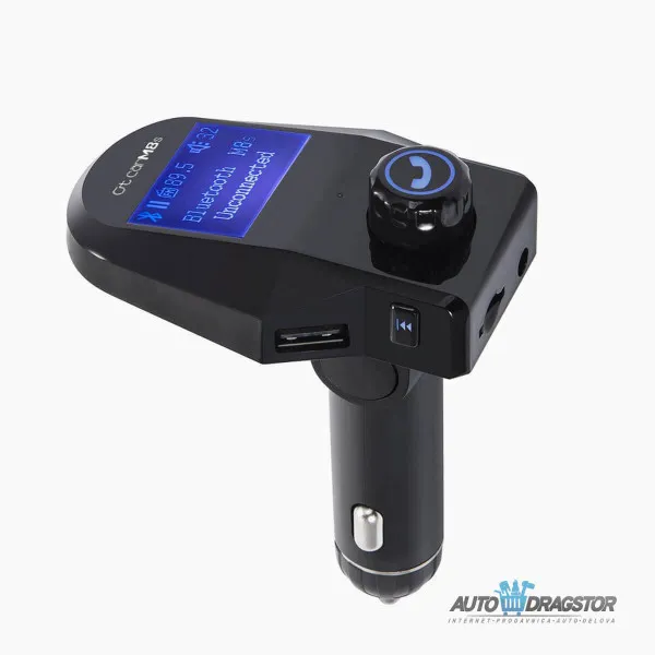 FM PREDAJNIK (TRANSMITER), 2 USB ULAZA, BLUETOOTH 5.0,MP3/WMA 