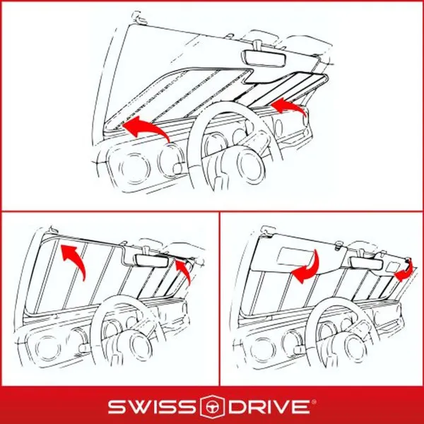 ZAŠTITA OD SUNCA 145x70CM MAT PLAVA 