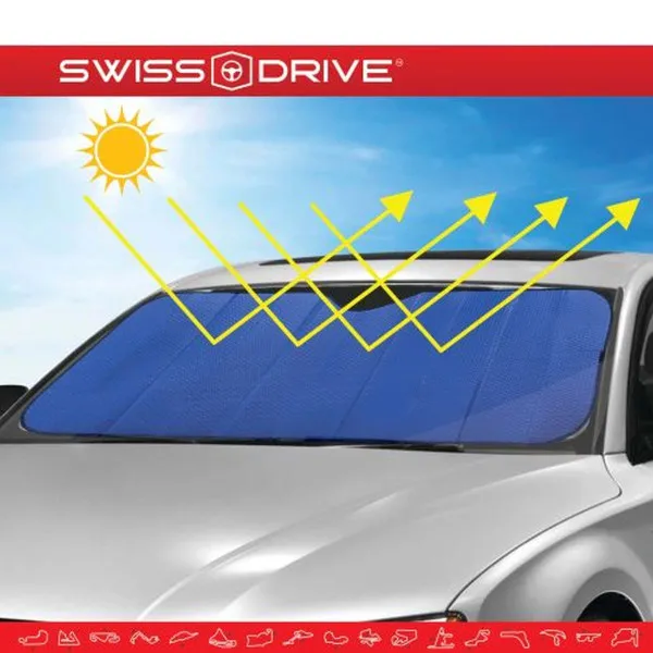 ZAŠTITA OD SUNCA 145x70CM MAT PLAVA 