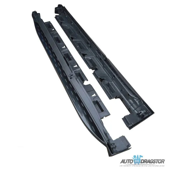 MERCEDES GLE COUPE (C292) 2015-  ALUMINIJUMSKO BOČNO GAZIŠTE KOMPLET SA DELOVIMA ZA MONTAŽU U CRNOJ 