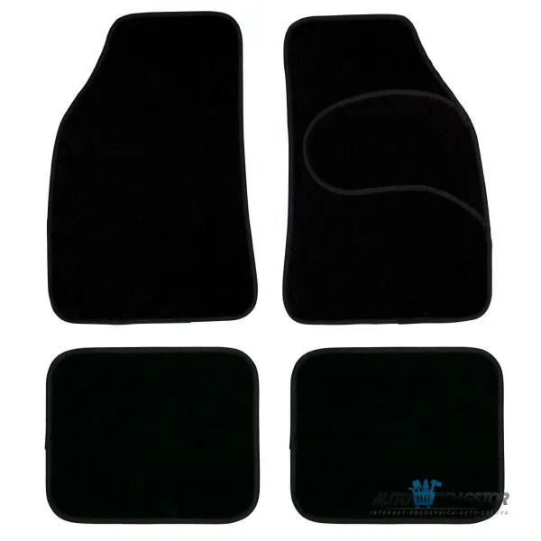 UNIVERZALNE TEPIH PATOSNICE CRNE 4KOM 48.5X65CM/39.5X32.5CM 