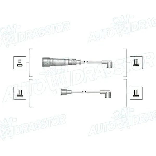 Kablovi svećica CHRYSLER, DODGE 