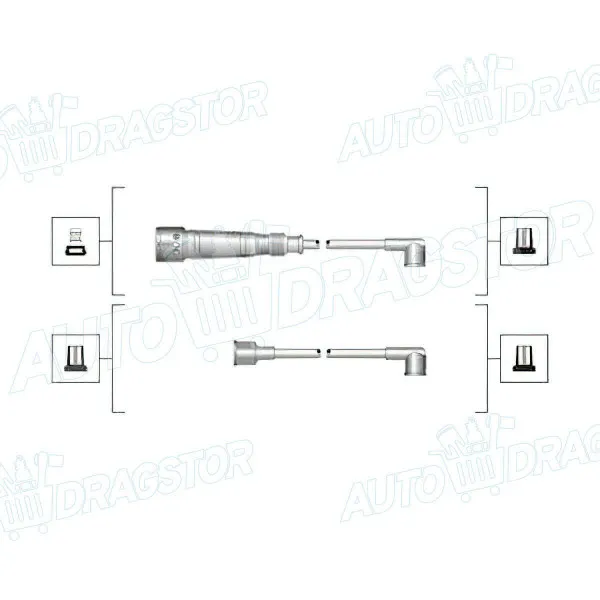 Kablovi svećica AUDI, SEAT, VOLKSWAGEN 