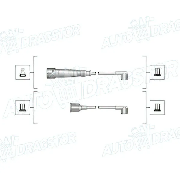 Kablovi svećica SEAT, VOLKSWAGEN 