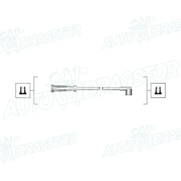 Kablovi svećica RENAULT CLIO I (B57/C57), 90-98; CLIO II (B0/1/2), 98-12; KANGOO (KC/FC), 98-08; TWINGO (C06), 93-06; 