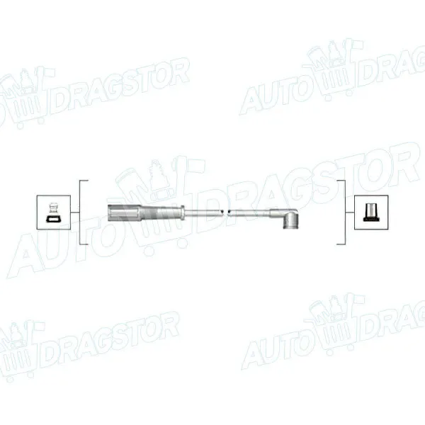 Kablovi svećica FIAT UNO (146A/E), 83-02; 
