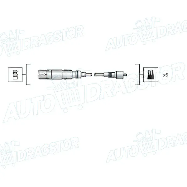 Kablovi svećica AUDI, VOLKSWAGEN 
