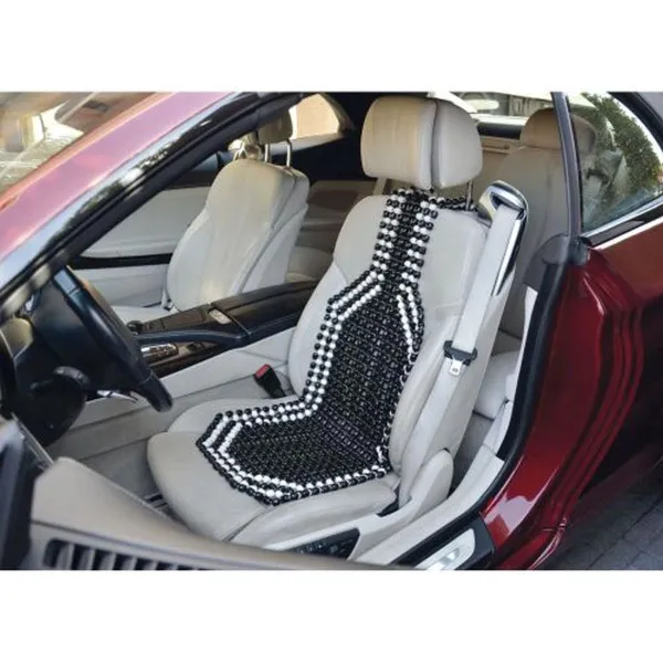 OBLOGA SEDIŠTA DRVENA BELO/CRNA 