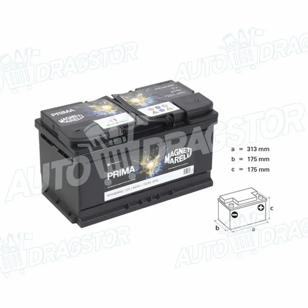 Akumulator ALFA ROMEO, BMW, CHEVROLET, DODGE, FORD, INFINITI, JAGUAR, LANCIA, LAND ROVER, MERCEDES, MINI, NISSAN, OPEL, PORSCHE, RENAULT, SAAB, VOLVO 