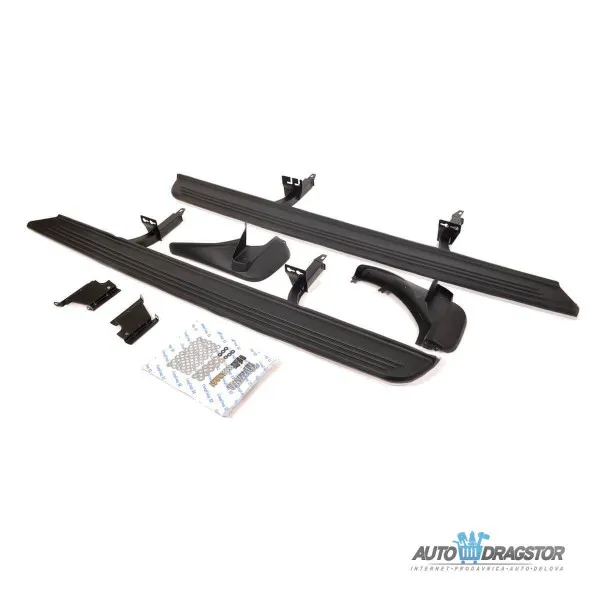 RANGE ROVER (L322) 2002-2012  ALUMINIJUMSKO BOČNO GAZIŠTE KOMPLET SA DELOVIMA ZA MONTAŽU-SET 