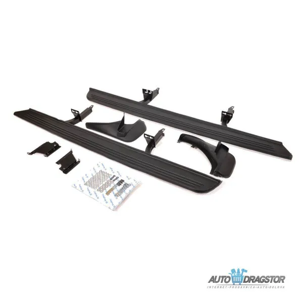 RANGE ROVER (L322) 2002-2012  ALUMINIJUMSKO BOČNO GAZIŠTE KOMPLET SA DELOVIMA ZA MONTAŽU-SET 