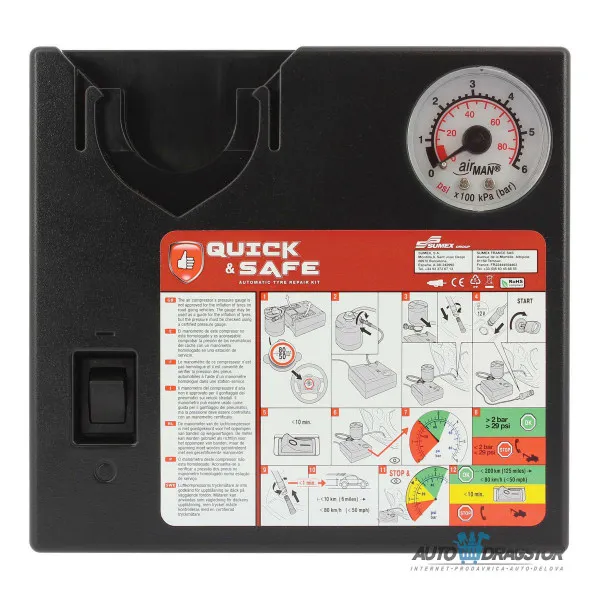 SET ZA REPARACIJU GUMA 180W 