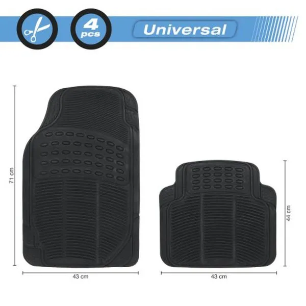 UNIVERZALNE GUMENE PATOSNICE 4KOM CRNE 